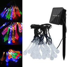 Solar Powered Outdoor Fairy LED Droplight