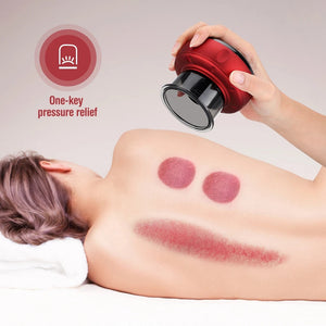 Electric Guasha Scraping Heat Massage Cupping