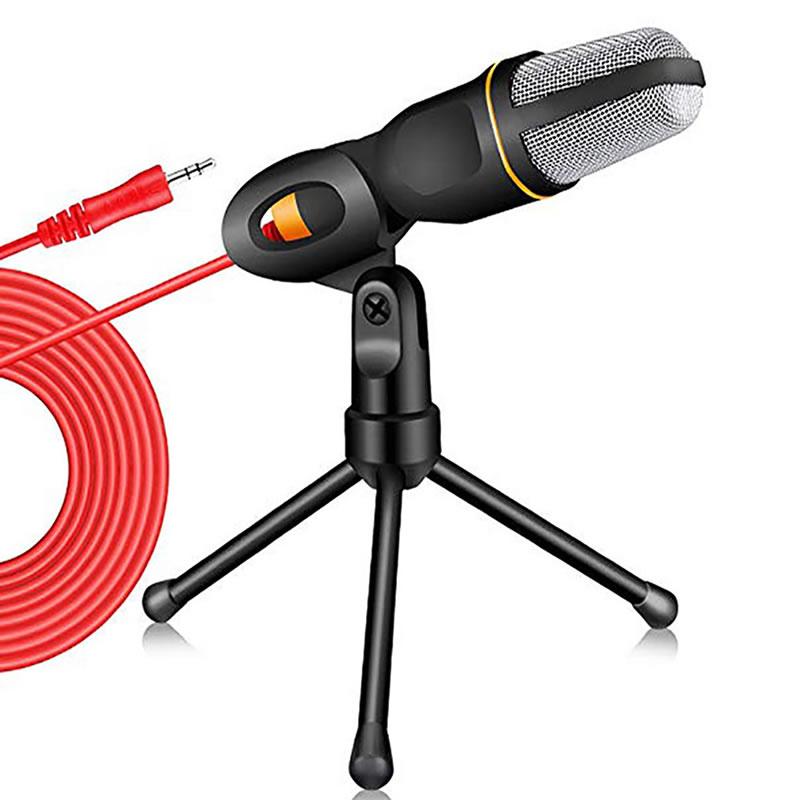 Capacitive Household Stereo Microphone Desktop Tripod