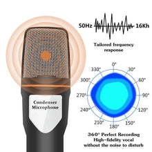 Capacitive Household Stereo Microphone Desktop Tripod