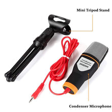Capacitive Household Stereo Microphone Desktop Tripod