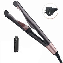 2-In-1 Curling And Straightening Twisted Spiral Hair Iron With LCD Display