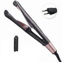 2-In-1 Curling And Straightening Twisted Spiral Hair Iron With LCD Display
