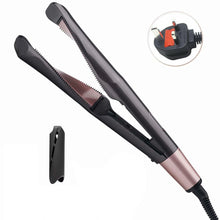 2-In-1 Curling And Straightening Twisted Spiral Hair Iron With LCD Display