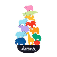Wooden Animals Balance Stacking Toys