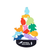 Wooden Animals Balance Stacking Toys