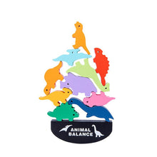 Wooden Animals Balance Stacking Toys