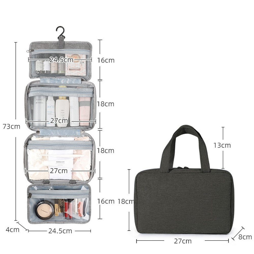 Large Capacity Travel Makeup Organizer