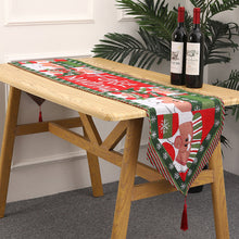 Christmas Table Runner with Tassel