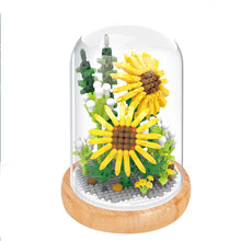 DIY 3D Flower Model Toy Building Blocks