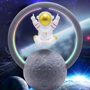 RGB Light Magnetic Levitating Astronaut Bluetooth Speaker
