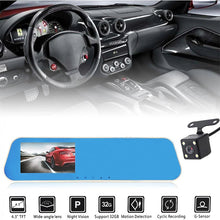 1080P 4.3-Inch Dual Mirror Dash Camera with Touchscreen