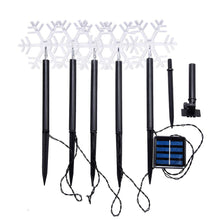 Pack of 5 Solar Powered Outdoor Decorative Stake Lights