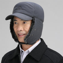 Men's Ear Protection Face Bomber Hat