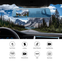 1080P 4.3-Inch Dual Mirror Dash Camera with Touchscreen