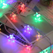 LED Solar Blossom String Lights