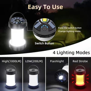 Powerful Rechargeable Solar Camping Lantern