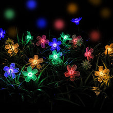 LED Solar Blossom String Lights