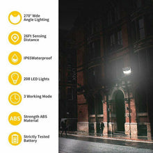 208 LED Solar Powered Motion Sensor Lights