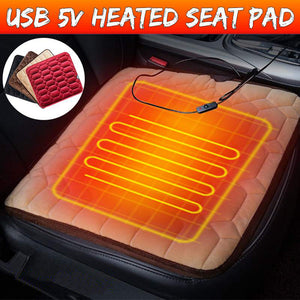 USB Interface Car Seat Heated Cushion