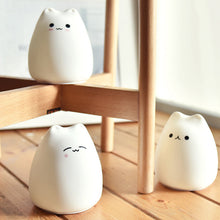 LED Silicone Colorful Cute Kitten Lamp