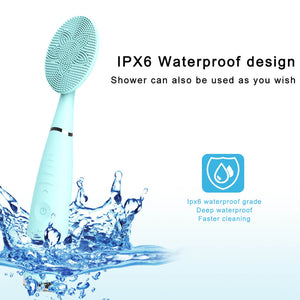 Electric Water-Resistant Facial Massage Cleansing Brush