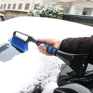 2-in-1 Multi-function Long Handle Car Ice Scraper