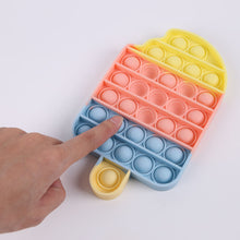 Rainbow Push Bubble Fidget Relax Toy - Ice Cream