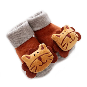 Anti-Slip Newborn Rattle Socks