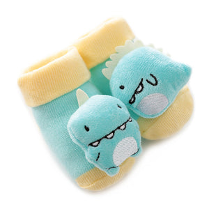 Anti-Slip Newborn Rattle Socks