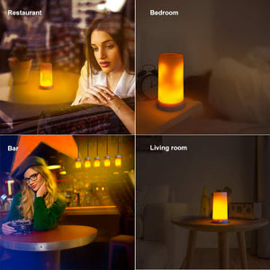 Smart LED Flame Light Magnet Bar Table Lamp