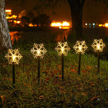 Pack of 5 Solar Powered Outdoor Decorative Stake Lights