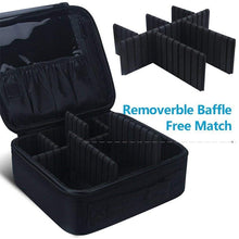 Travel Beauty Box Make Up Organizer with Adjustable Compartment