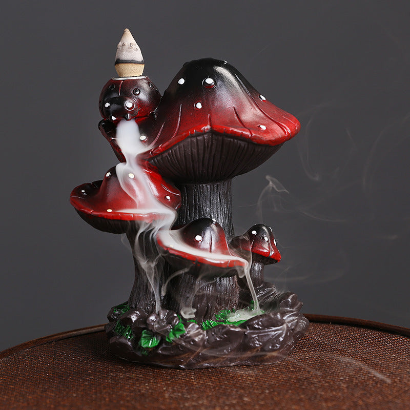 Mushroom Backflow Incense Burner