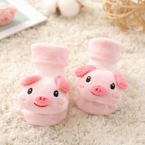 Anti-Slip Newborn Rattle Socks