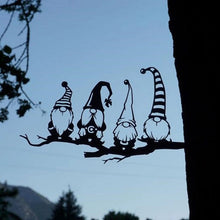 Metal Branch Gnome Garden Decoration