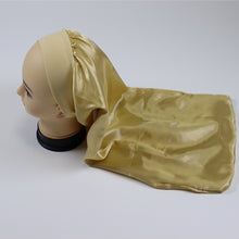 Long Satin Bonnet Sleep Cap
