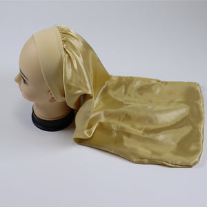 Long Satin Bonnet Sleep Cap