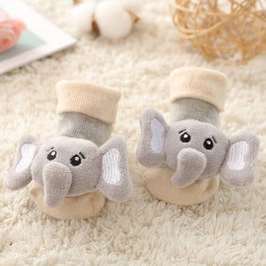 Anti-Slip Newborn Rattle Socks