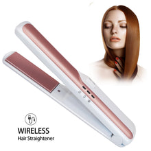USB Rechargeable Portable Travel Ceramic Hair Straightener