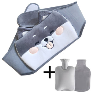Warm Water Bag with Soft Waist Cover