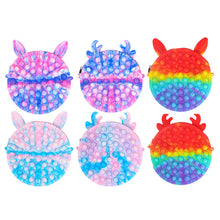 Cute Bag Rainbow Push Bubble Fidget Toys
