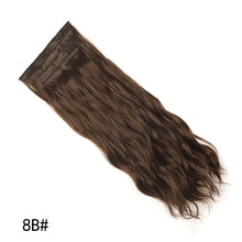 Extension Long Wavy Full Head Clip in Hair Extension Synthetic Fiber Hair Pieces for Women
