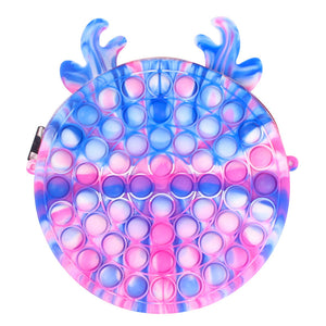 Cute Bag Rainbow Push Bubble Fidget Toys