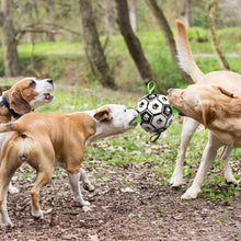 Interactive Training Dog Football Toy with Grab Tabs