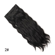 Extension Long Wavy Full Head Clip in Hair Extension Synthetic Fiber Hair Pieces for Women