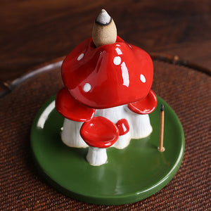 Mushroom Backflow Incense Burner
