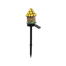 Solar Powered Resin Mushroom House Light