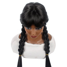 Black Double Braided Wig Long