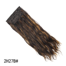 Extension Long Wavy Full Head Clip in Hair Extension Synthetic Fiber Hair Pieces for Women
